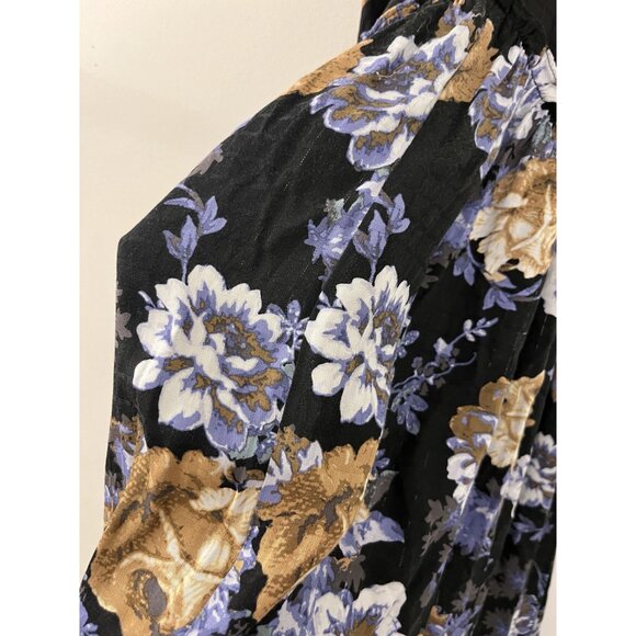 Anthropologie Womens Floral Asymmetrical Maxi Dress Boho, cottagecore grandmacor - Picture 7 of 13